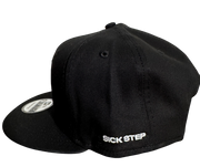 Black SICK STEP - NEW ERA Flat Bill Snapback Cap